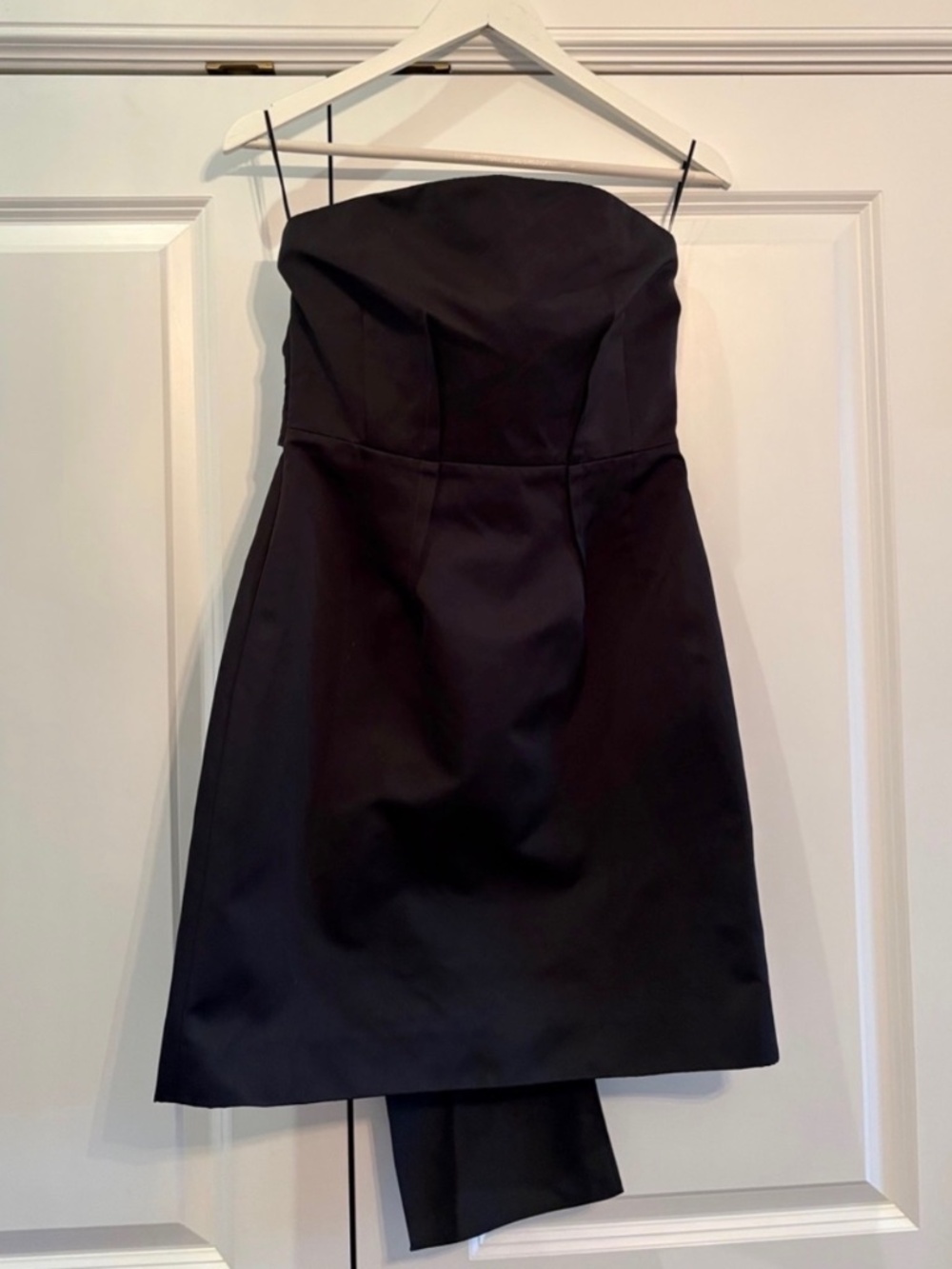 Strapless Black Cocktail Dress